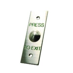 Elock, S/S Push To Exit Button w/ back cover (EL-EB1+BB2)