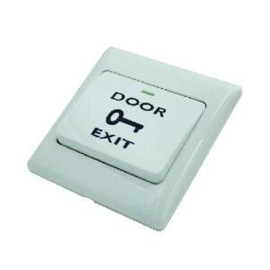 Elock, Push to EXIT Button 3x3 Plastic (PB252)